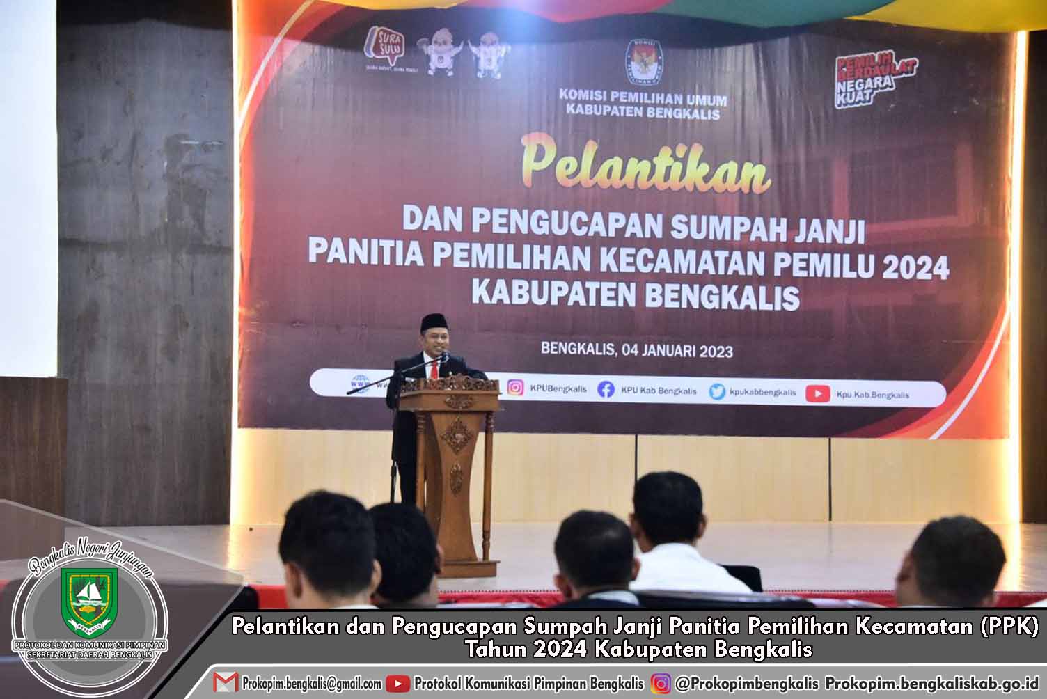 Pelantikan Dan Pengucapan Sumpah Janji Panitia Pemilihan Kecamatan Ppk