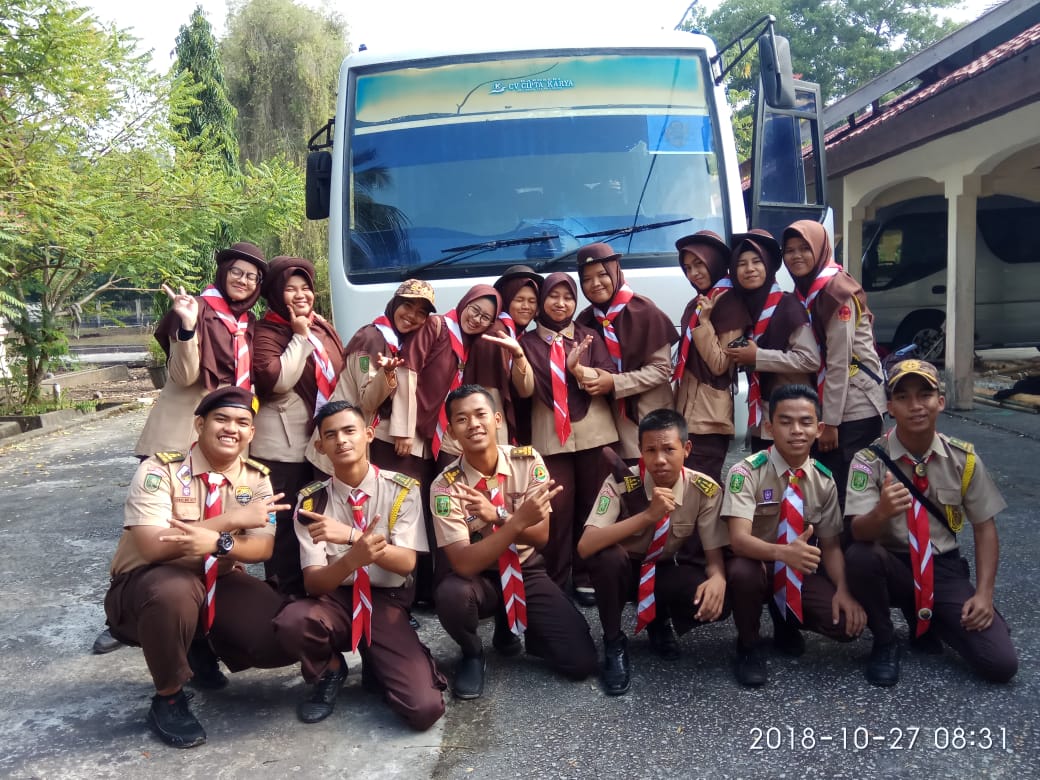 20 Anggota Pramuka Kwarcab Bengkalis  Ikuti Raimuna Daerah Riau ke-IV di Dumai 