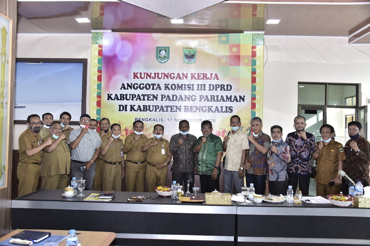 Pemkab Bengkalis Terima Kunker Komisi lll DPRD Padang Pariaman