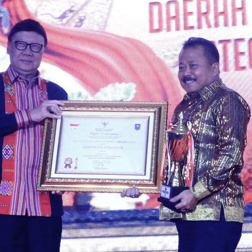Pemkab Bengkalis Raih Penghargaan Inovative Government Award 2019