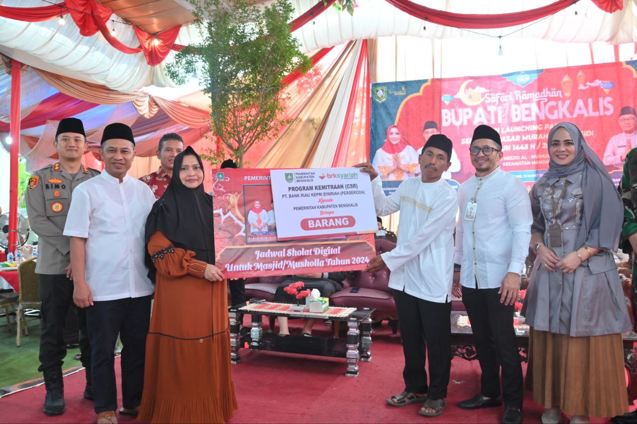 Bupati dan Wakil Bupati Bengkalis Melakukan Safari Ramadhan di Kecamatan Mandau