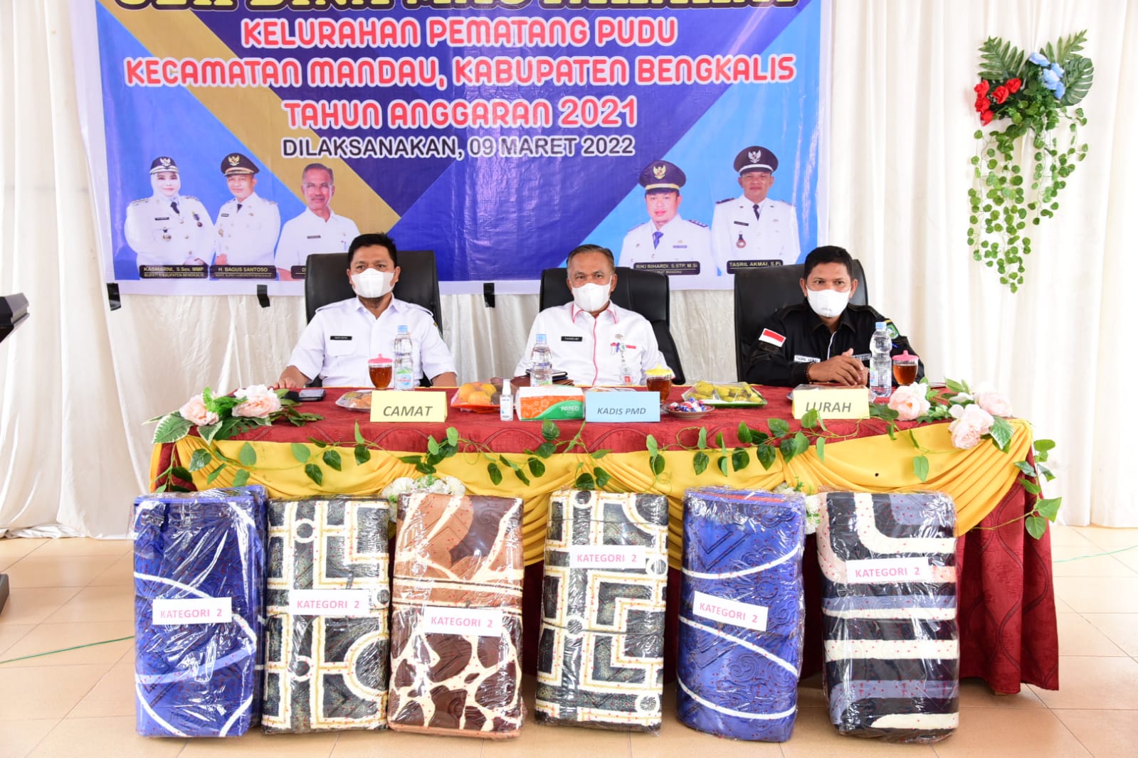 Bupati Hadiri Gebyar Bagi Hasil Usaha Ekonomi Kelurahan Bina Masyarakat Kelurahan Pematang Pudu