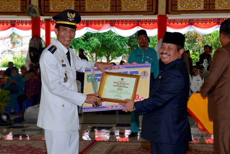 Mandau Raih Penghargaan Kota Sehat Tingkat Kabupaten Bengkalis 2017