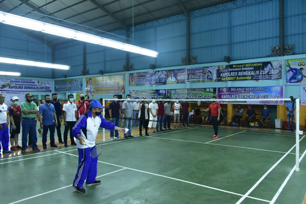 Polres Bengkalis Adakan Kejuaraan Badminton