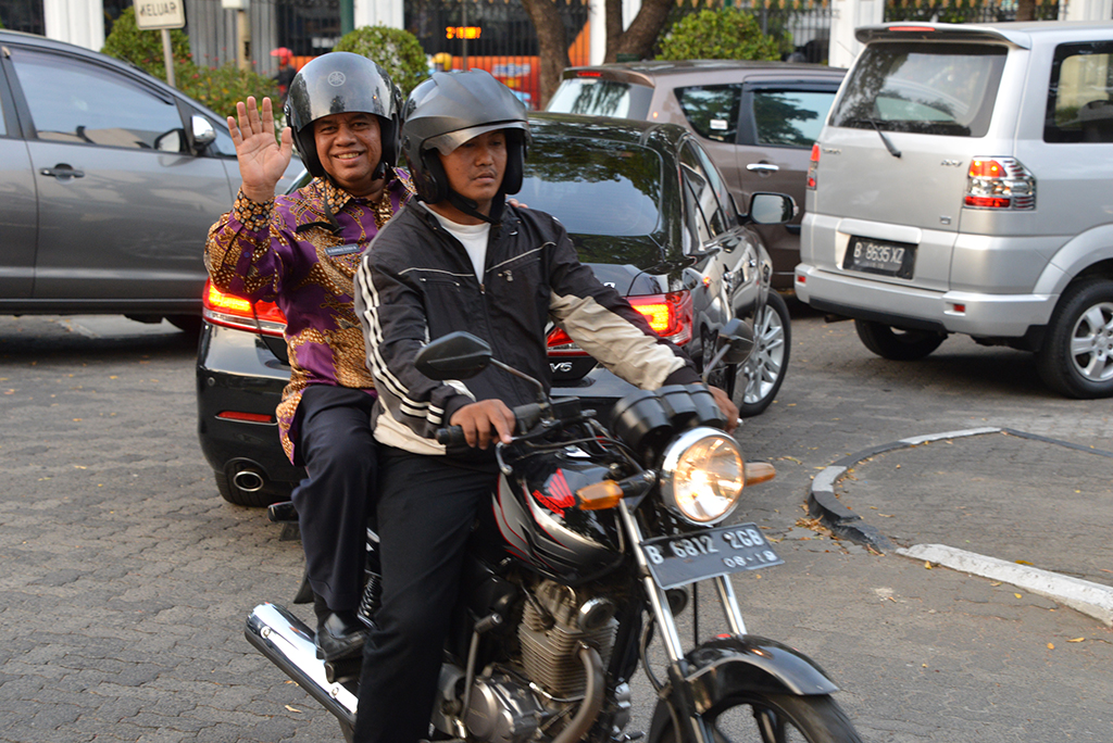 Begini Cara Pj Bupati Bengkalis Menaklukkan Kemacetan Ibu Kota Jakarta