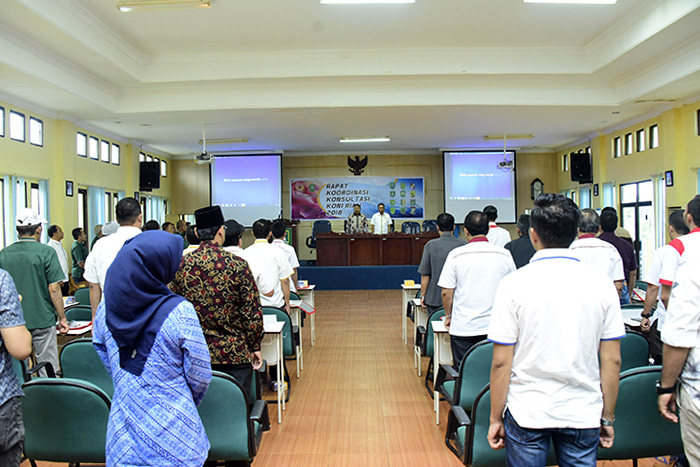 Kabupaten Bengkalis Jadi Tuan Rumah Rapat Koordinasi KONI Provinsi Riau Tahun 2018
