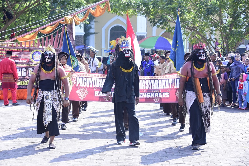 Karnaval Budaya Pesona Negeri Junjungan, Warnai Hari Jadi Bengkalis