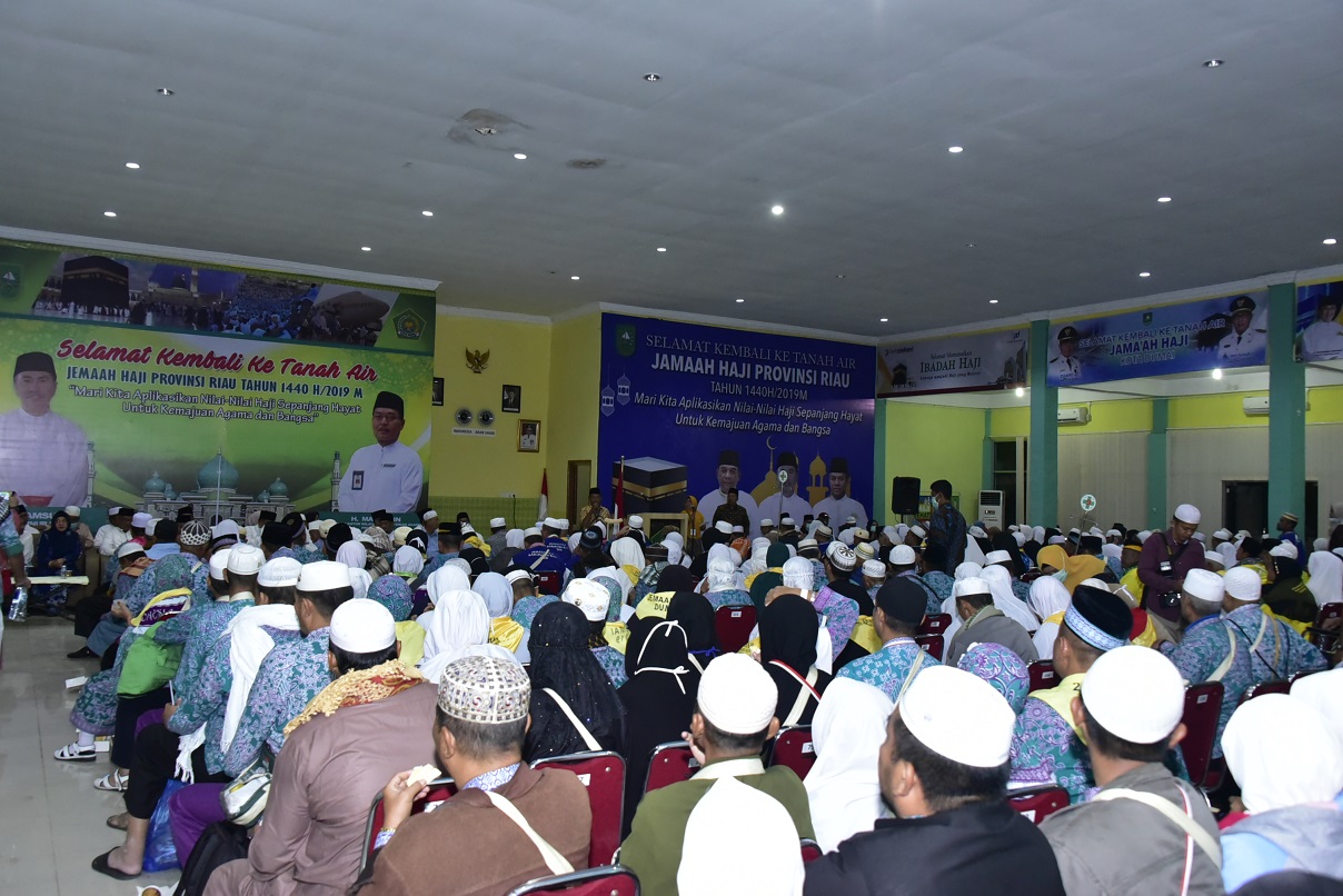 21 Jamaah Haji Bengkalis Kloter 20 BTH Selamat Tiba di Negeri Lancang Kuning