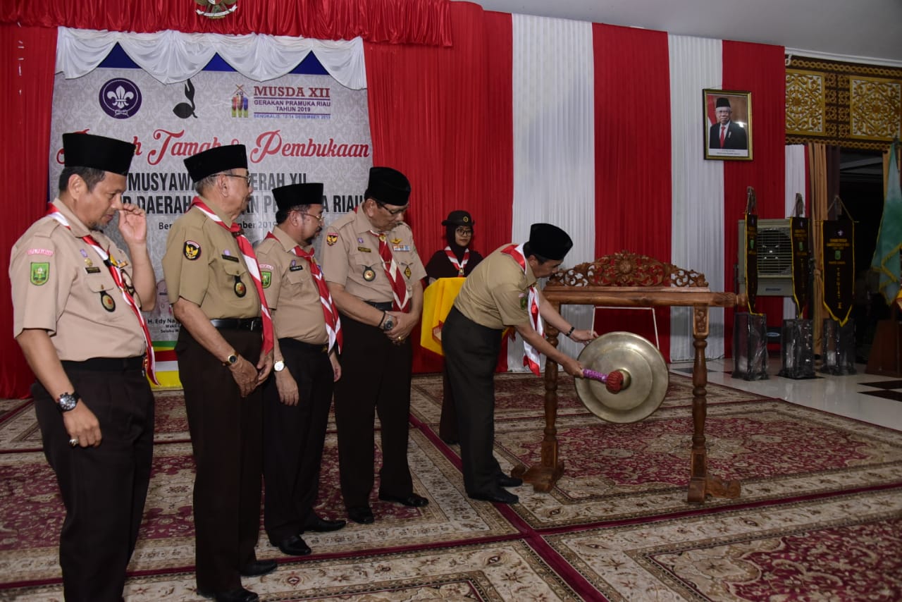 Gubernur Riau Buka Musda Pramuka Riau