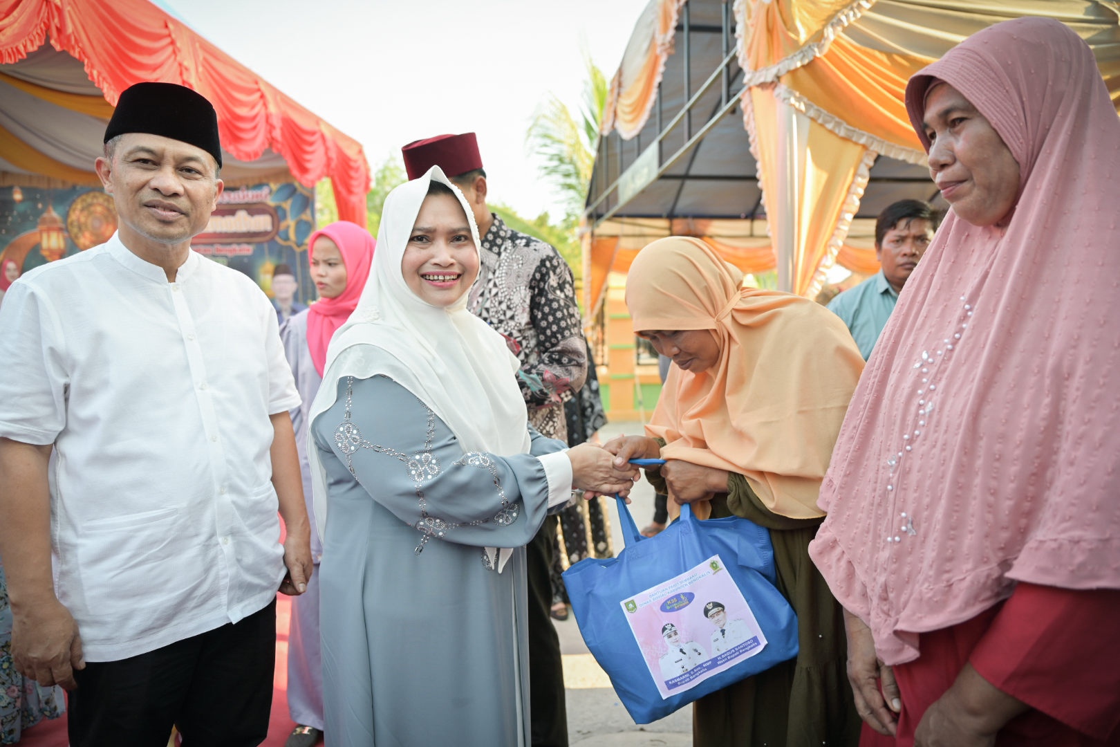 Bupati dan Wakil Bupati Bengkalis Awali Safari Ramadhan Bersamanya di Kecamatan Rupat Utara