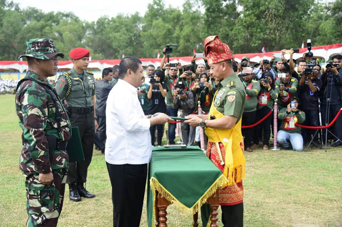 23 Pekerjaan Sasaran Fisik Program TMMD ke-102 Diserahkan