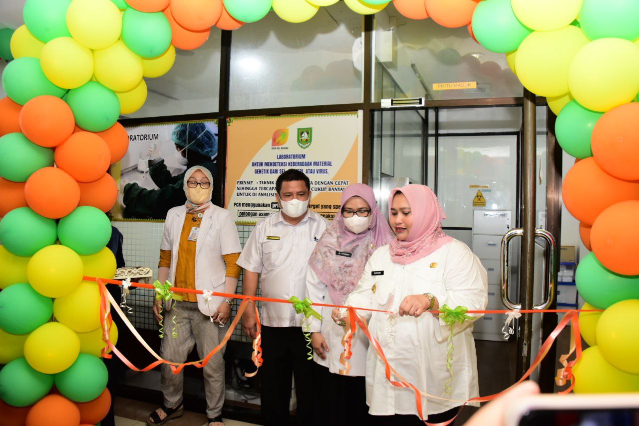Bupati Resmikan Laboratorium PCR RSUD Mandau