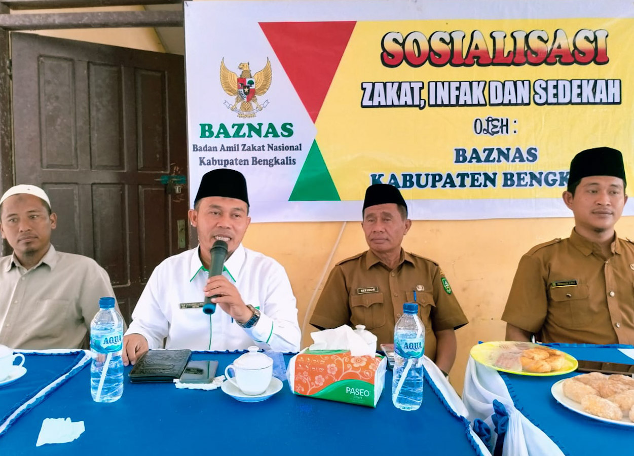 Baznas Gencarkan Sosialisasi Zakat di Kecamatan Rupat