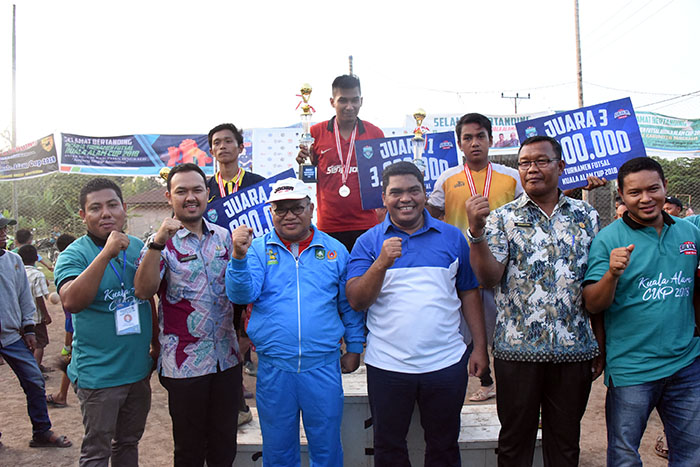 Senggoro FC Raih Juara I Turnamen Futsal Kuala Alam Cup