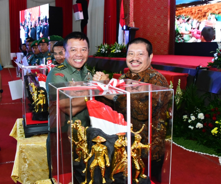 Bupati Amril Mukminin Menerima Penghargaan Dari Panglima TNI