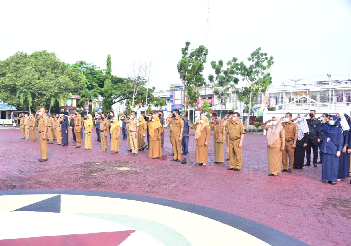 Pemkab Bengkalis Gelar Apel Perdana Setelah Pandemi Covid-19 ...